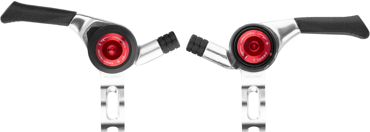 MICROSHIFT SL-T10 V+h Set Daumenschalthebel 2-/3-/10-fach FĂŒr Shimano Road