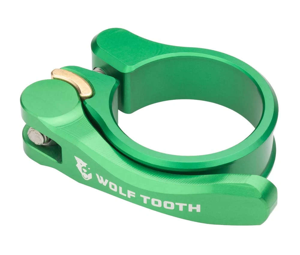 Wolf Tooth Sattelstuetzenklemme - 36,4mm Schnellspanner Aluminium Gruen â Bild 2