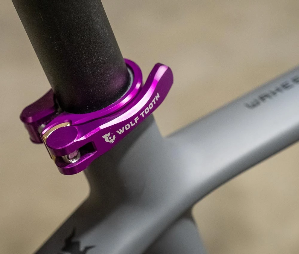Wolf Tooth Sattelstuetzenklemme - 36,4mm Schnellspanner Aluminium Gruen â Bild 3
