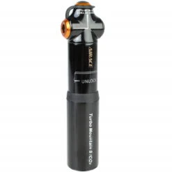 Airace Turbo Mountain 2in1 Minipumpe Mit Integrierter CO2-Pumpe Für Mountainbikes Bis 5,5 Bar (80 PS