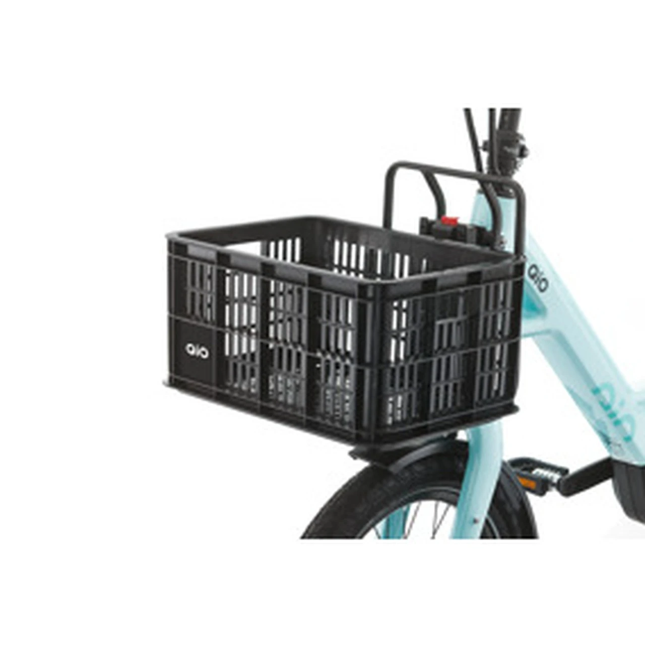 Qio Crate Box Fred Fahrrad Transportkiste Für Mik Gepäckträger Schwarz – Bild 2