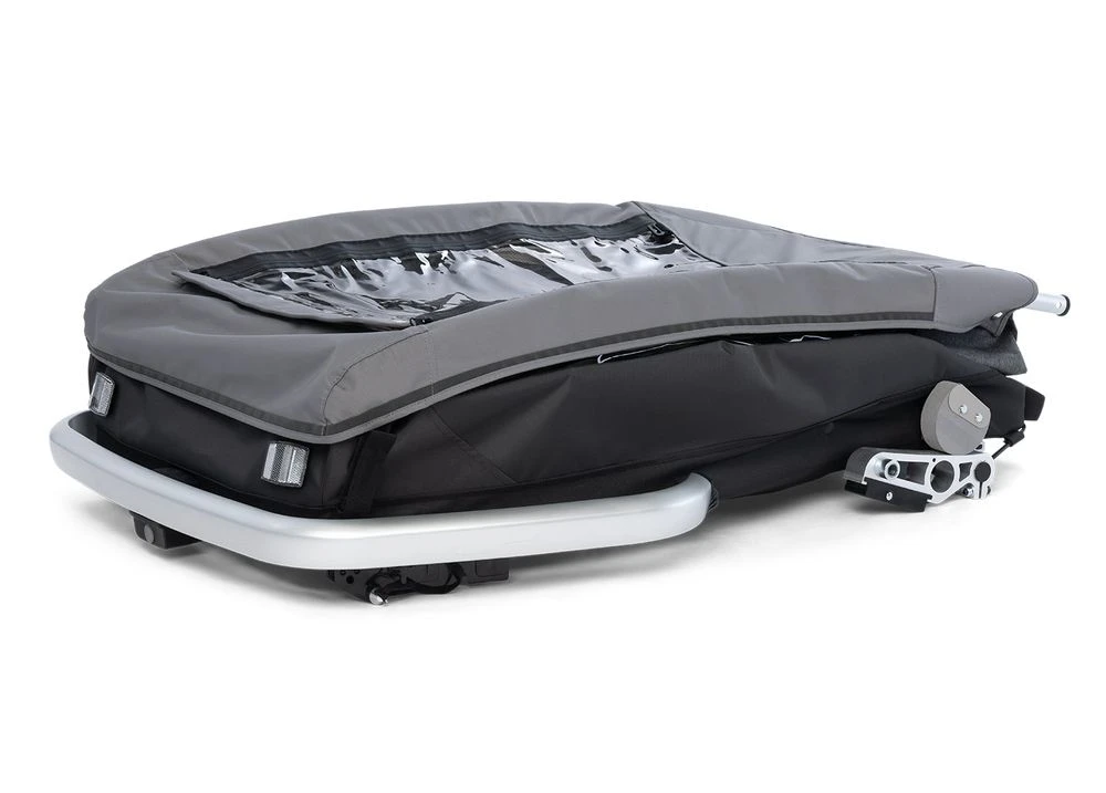 CROOZER Kid Keeke 2 Mountain Grey - FahrradanhĂ€nger â Bild 7